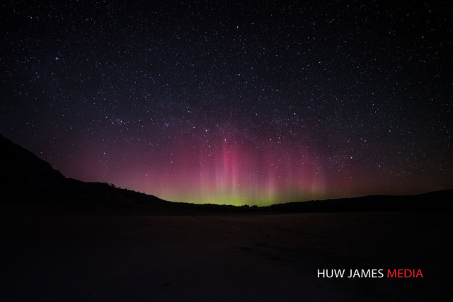 Aurora seen from Wales.