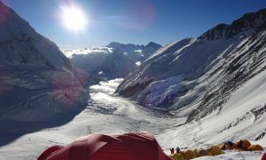 Everest Camp 3 - view of Western Cwm