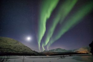 Northern lights Skibotn Norway