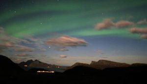 Northern lights. Photo by: Mark Lewney